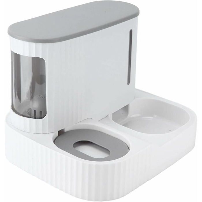 Comparer les prix de Distributeur Automatique de Nourriture 2 en 1 mangeoire pour Chien résistant à lusure Gamelles pour Chats matériau sr Di