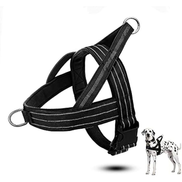 Harnais Chien Anti Traction Harnais pour Chien Harnais Anti Traction Colliers Harnais et Laisses pour Chiens Réglage Réfl