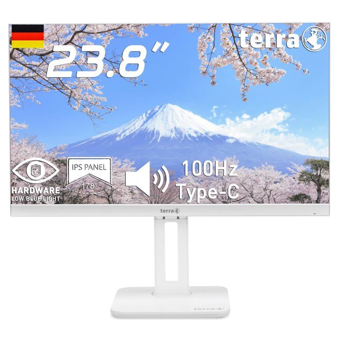 Écran PC - Terra - 2465W PV White - 24 - IPS - USB-C HDMI DisplayPort