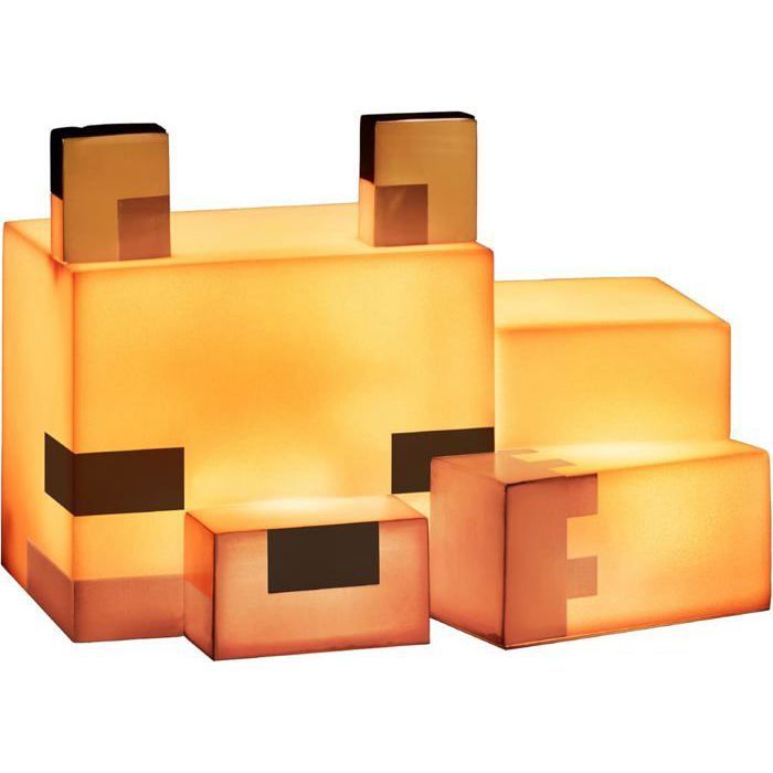 Veilleuse renard mignonne douce lueur orange décoration et lampe de bureau pour salle de jeux ou chambre denfants et YYV