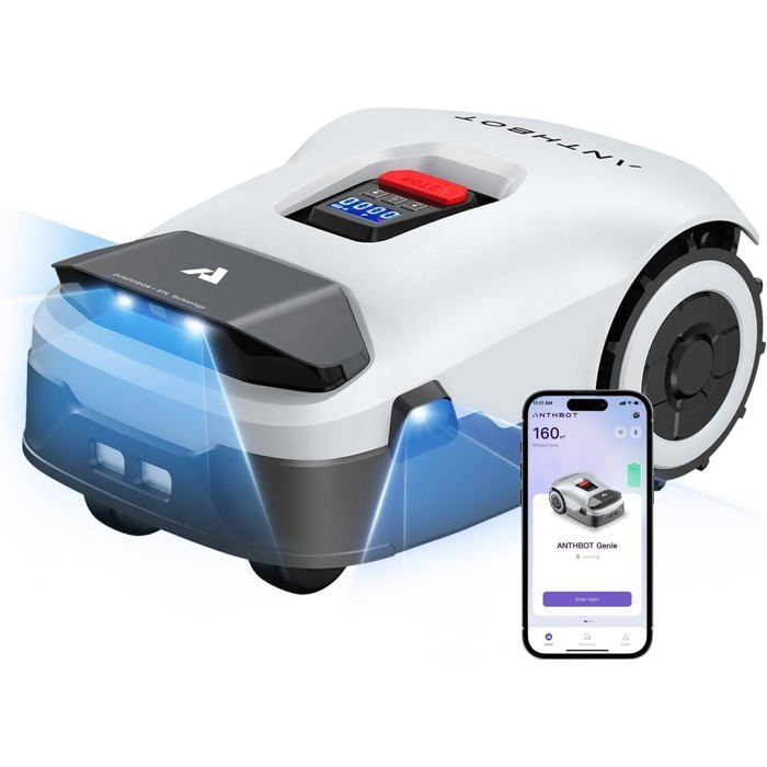 ANTHBOT Genie 600 Robot Tondeuse Sans Fil Périphérique (Vision IA + RTK — free download