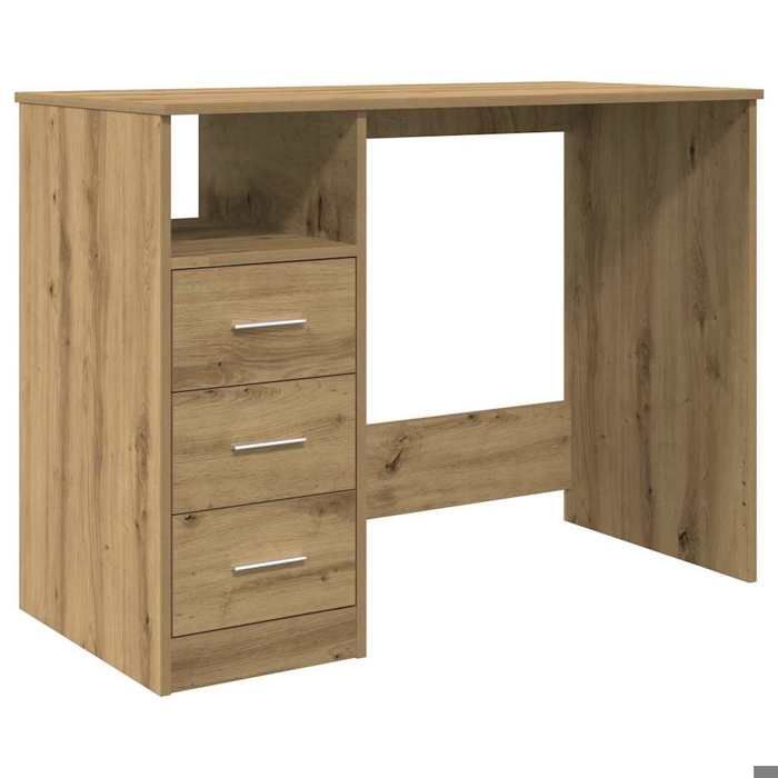 En solde Table Informatique Adulte/enfant - CLOUD - Bureau à Domicile - chêne artisanal 102x76x50 cm bois dingénierie B573