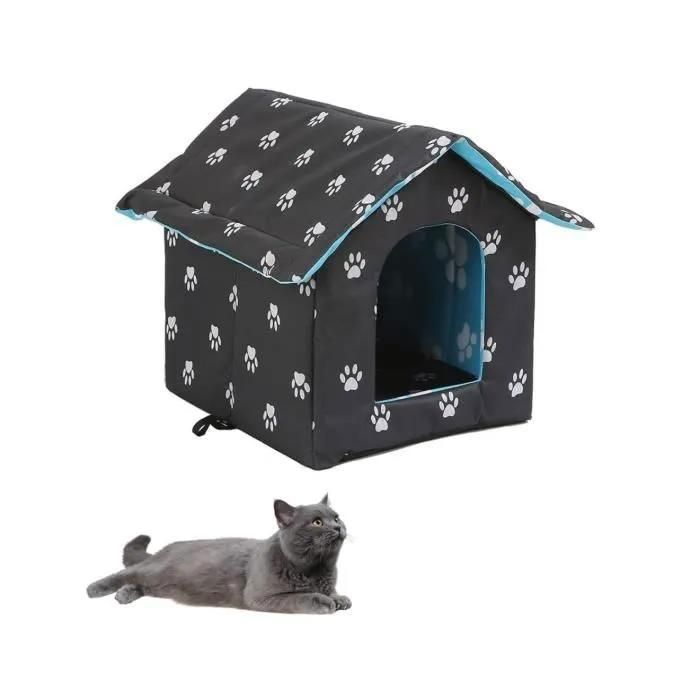 Niche pour Chat - 38 x 35 cm - Pliable - Étanche - Confortable Niche pour Chat - 38 x 35 cm - Pliable - Étanche - Confortable