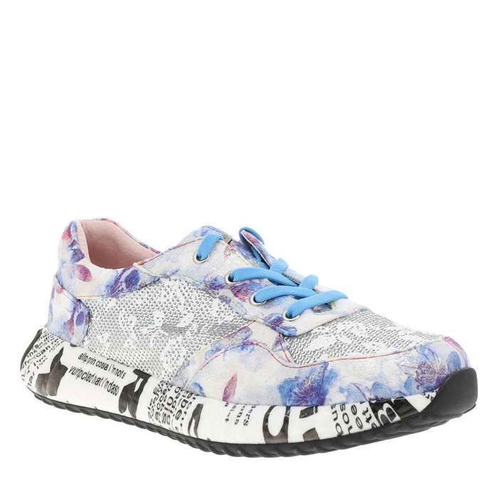 laura vita Baskets cuir talon plat
