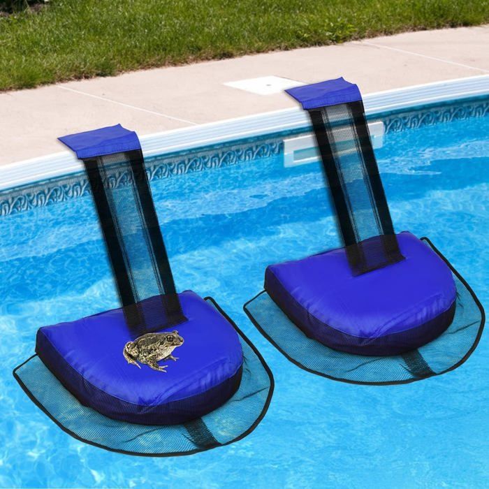 Rampe dÉvacuation Gonflable pour Animaux 45x34 cm - Échelle de Sauvetage Flottante pour Piscine - Sécurisation des Petits Animaux