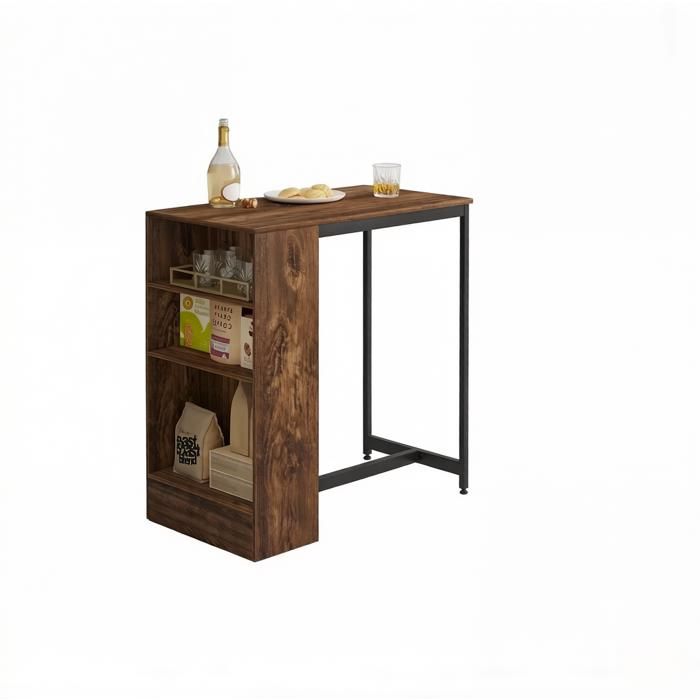 Table d’appoint élégante pour salon et cuisine style bar polyvalente