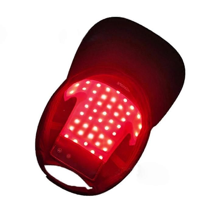 Casque laser LLLT pour la repousse rapide des cheveux - Traitement de prévention de la chute avec 48 LED - 3 niveaux dintensité