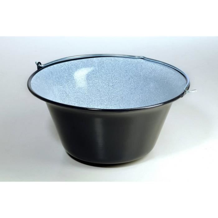Marmite à Goulash Hongroise NAJDER 13L - Chaudron Émaillé Suspendu Pour Cuisine Extérieure