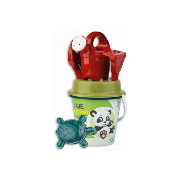 COZCLAM Kit Jeu De Plage 46 PCS - Seau Pliable, Moules Château Dessert Et Créatures Marines Pour Enfants
