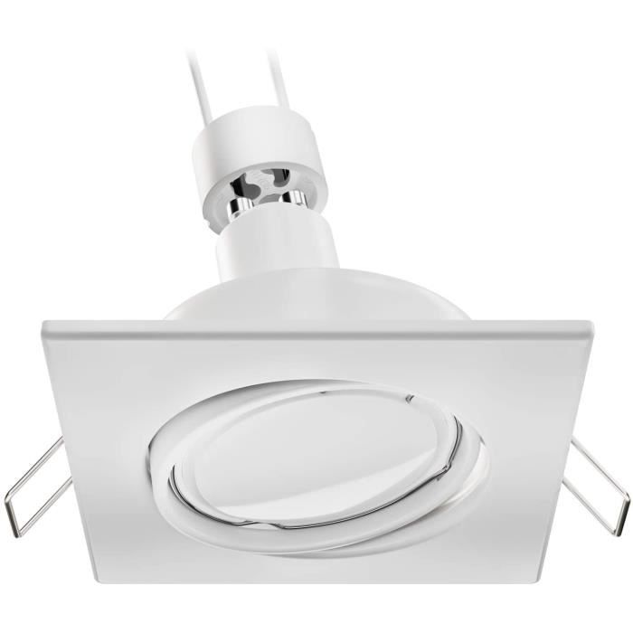 Cadre D’encastrement Pour Spot LED – Noir Mat, Orientable, GU10/GU5.3 - 7