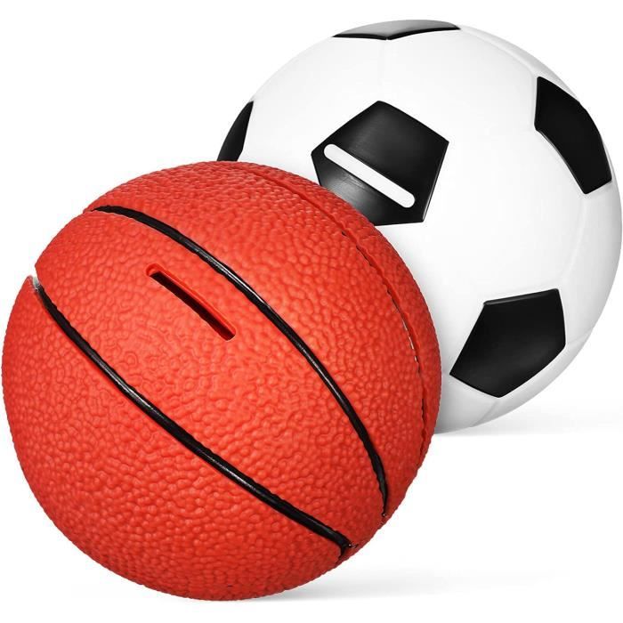 2 Pièces Football Tirelire Basket-Ball Pot Dargent Ensemble Sport Tirelire  Tirelire Cadeaux Pour Enfants Adultes[t6818] - Cdiscount Maison
