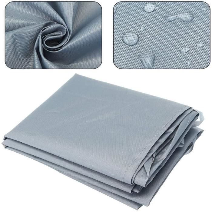 Housse De Rangement Imperméable Pour Auvent De Terrasse 3 M - Tissu Oxford 300D Noir - Protection Pluie Et Poussière