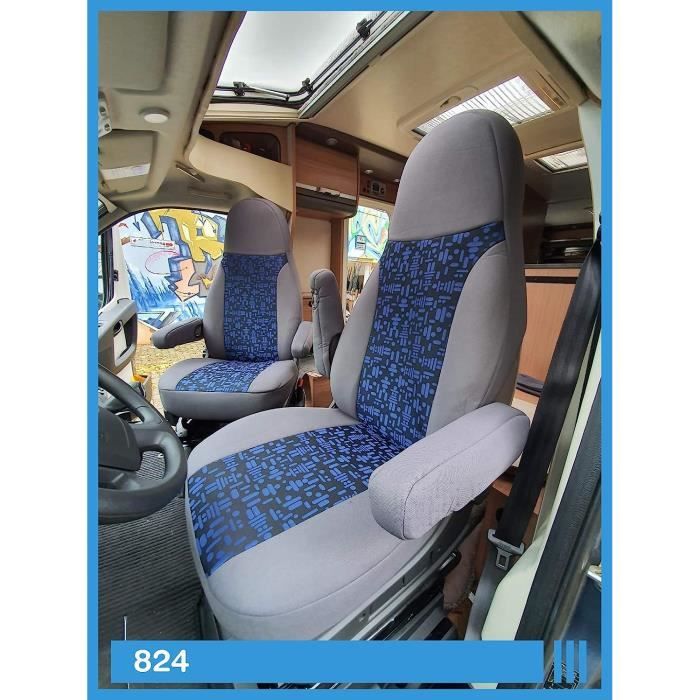 Housse Accoudoir Bremer Pour Camping-Car Fiat Ducato, Peugeot Boxer, Citroën Jumper (2006-) - Lot De 4