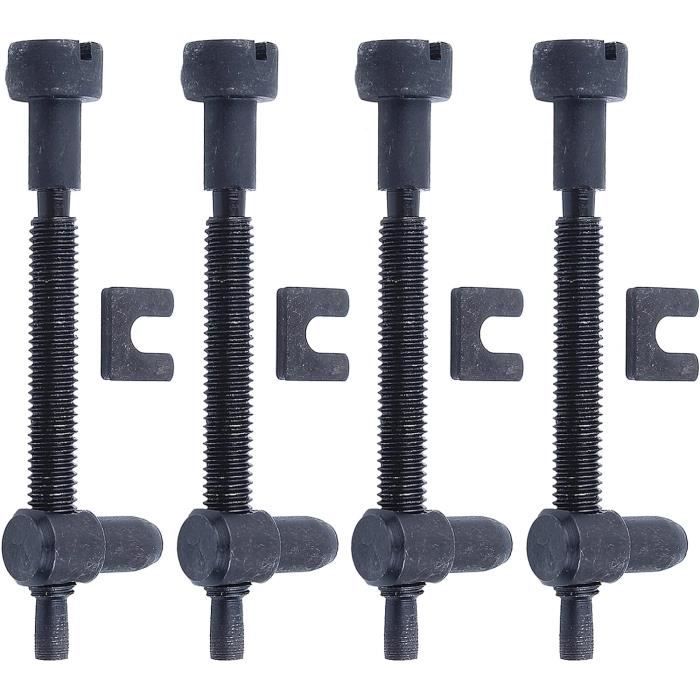 Paquet de vis de tension à 4 chaînes pour Husqvarna 61 66 266 268 272 281 288 162 181 281xp SAF de tronçonneuse Remplacer 501537101 - vue 1