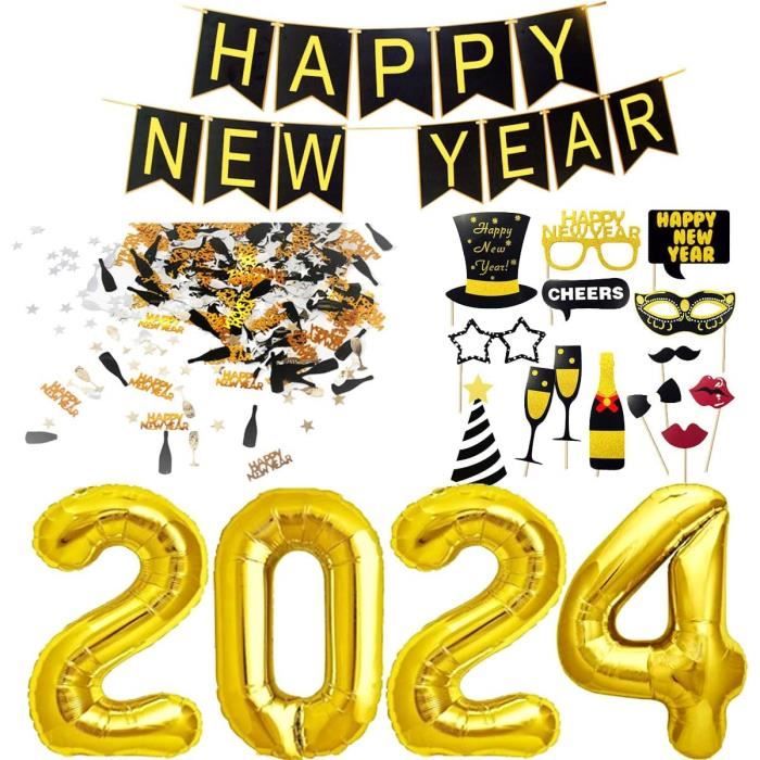 Decoration Nouvel An 2024, Deco Fete Nouvelle Année. Bonne Année