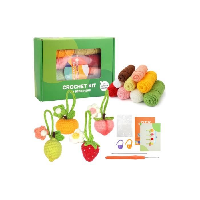 Kit de Crochet pour DéButants, Kit de Crochet Complet, Kit de Crochet D
