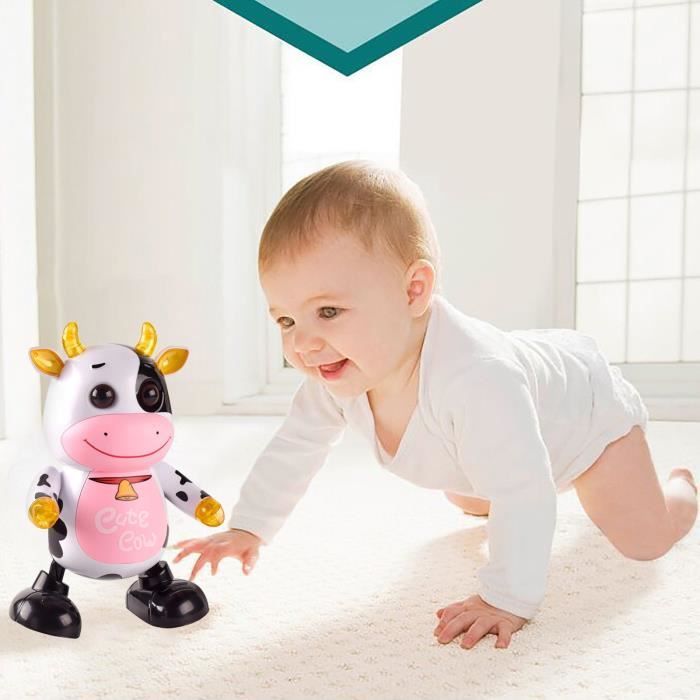 Coffret Jouet Jouet Robot De Vache Dansante Avec Guide Lumineux Et Sonore Educatif Rampant Pour Bebe Jin Cdiscount Pret A Porter