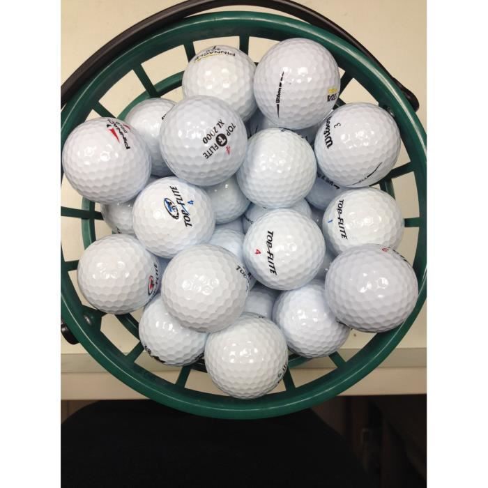 Lot De 100 Balles De Golf De Récupération Qualité Aaa - Cdiscount Sport