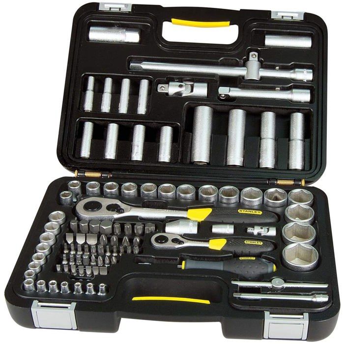 Stanley Coffret Cle A Cliquet Et Embouts 97 Pieces Achat Vente Cle A Cliquet Stanley Coffret Cle A Cliqu Cdiscount