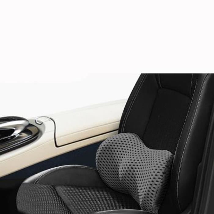 Coussin Lombaire Appuie-tête De Voiture, Soutien Dos, Oreiller Cou, Fibre Synthétique