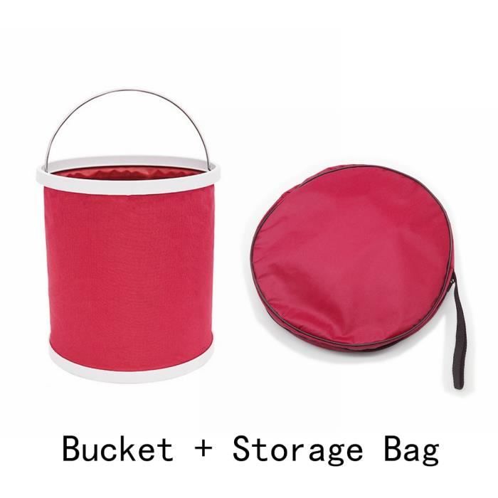 Bassin Pliable Portable En Silicone 4 Pièces, Bain De Pieds De Piscine Pliable, Grand Rose