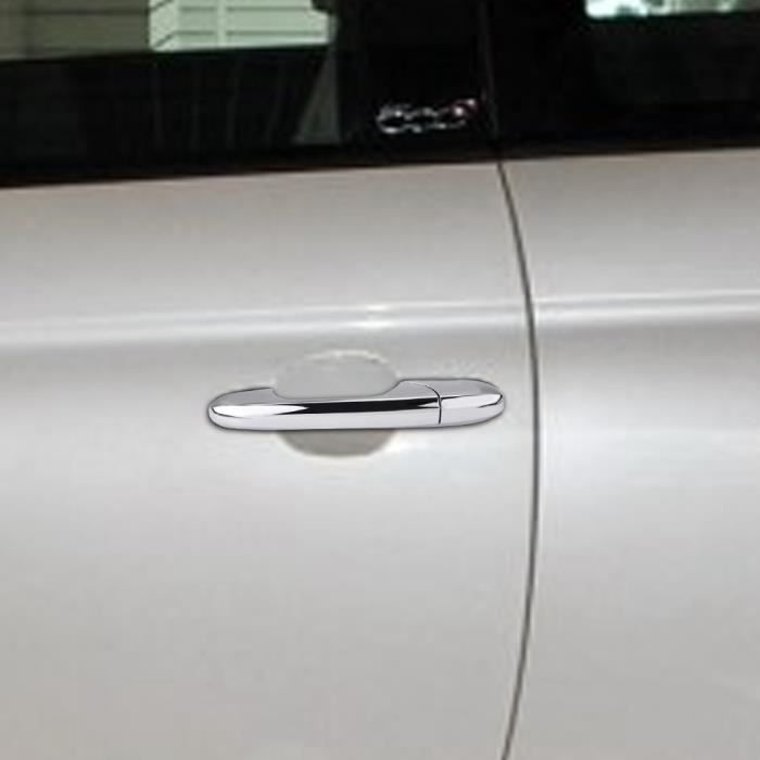 Tbest Poignée de porte extérieure pour Fiat 500 Conduite à droite Poignée de porte extérieure côté passager gauche pour Fiat