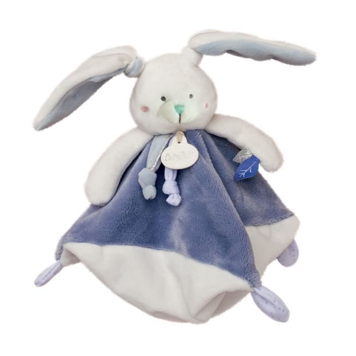 doudou lapin bleu