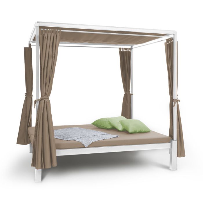 Blumfeldt Senator Lounge Transat 188 x 208 x 205cm pare-soleil - taupe Blumfeldt Senator Lounge Transat 188 x 208 x 205cm pare-soleil - taupe