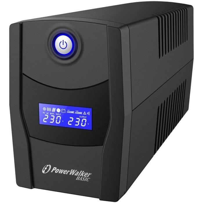 BlueWalker UPS VI 800 STL alimentation dénergie non interruptible Interactivité de ligne 800 VA 480 W 2 sortie(s) CA
