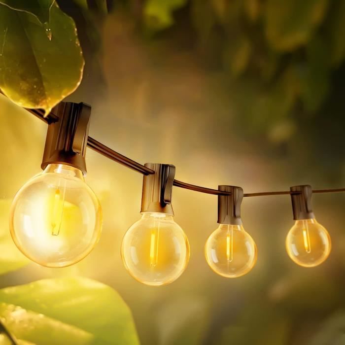 Guirlande Lumineuse Guinguette Extérieur | Lampe De Nuit