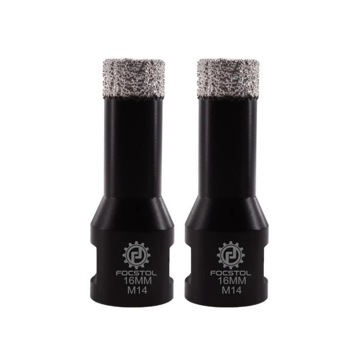 Kit 7 Forets Diamant Carrelage - 5/6/8/10/12/14mm + Foret Métal 6mm | Pour Porcelaine, Céramique, Granit, Perçage Facile