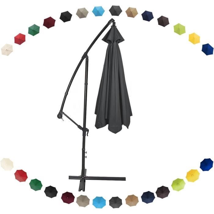 MObyat Copertura Ricambio Per Ombrellone Da Giardino - Diametri 2m, 2.7m, 3m - Antivento E UV