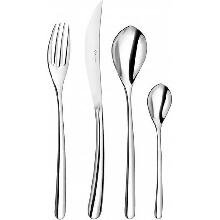 Ménagère 24 pièces Elixir tout inox 18/10 par C…
