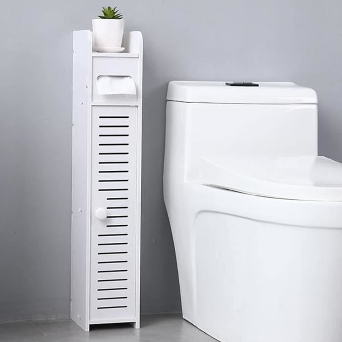Meuble Colonne de Salle de Bain DAY PLUS Armoire de salle de bain meuble rangement salon chambre 17 x 17 x 81cm