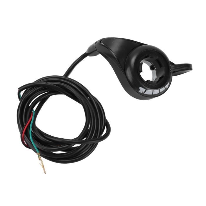 Broco Accelerateur Pouce 3 Fils Pour Vélo Électrique - Guidon 22,5 Mm Droit