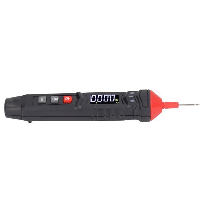 Stylo Testeur De Tension Numérique 12V-220V - Détecteur AC/DC Avec Lampe Témoin - Électrossonde Intelligent