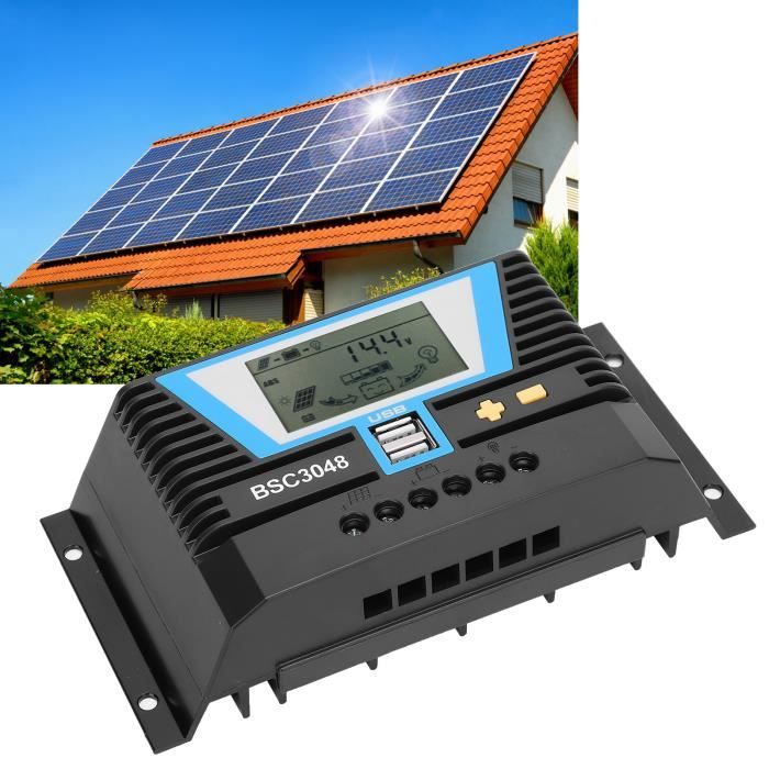 Regolatore Di Carica Solare BSC3048 40A | 12/24/36/48V, Ingresso PV &le;100V, IP30, Compatibile Con Batterie Al Piombo E Litio
