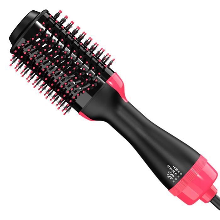 Brosse Soufflante Chauffante Seche-Cheveux Peigne a Air Chau