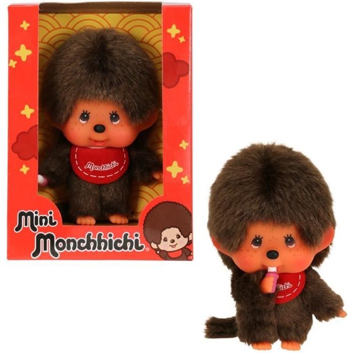 Peluche Monchhichi Bandai - Rock - 20 cm - Marron - Jaune - 3 ans et plus -  Cdiscount Jeux - Jouets