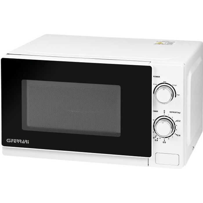 G3 Ferrari G10029 Sapormio Four micro-ondes monofonction pose libre 20 litres 700 Watt blanc brillant