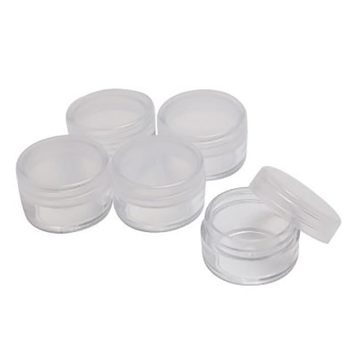 Meilleurs prix pour en Plastique Transparent Sample Container Mini Bouteille Pot Pots Cosmétiques Outils 5Ml