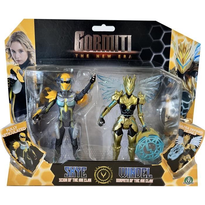 Coffret figurines GORMITI Scion et Gormiti associé Air Skye et Windel 15 cm À partir de GRV191