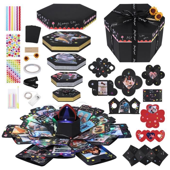 Classic Hexagon Explosion Box Fait Main Bricolage Surprise Scrapbook Album Photo Boite De Cadeau D Anniversaire De Mariage Cdiscount Au Quotidien Classic Hexagon Explosion Box Fait Main Bricolage Surprise Scrapbook Album Photo Boite De Cadeau D Anniversaire De Mariage Cdiscount Au Quotidien