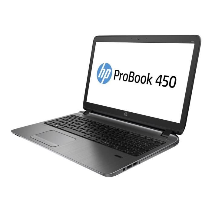 HP ProBook 450 G2 Core i3 4030U - 1.9 GHz Win 7 Pro 64 bits (comprend Licence Win 8.1 Pro) 4 Go RAM 500 Go HDD DVD Super J4R96EA#ABE - Hewlett packard
