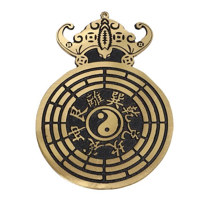 Lot De 6 Pièces De Monnaie Chinoises Feng Shui En Laiton – Pendentifs Vintage Pour Bricolage Et Décoration