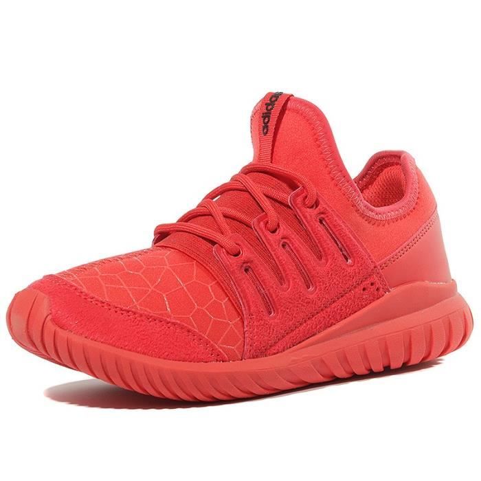 Chaussures Tubular Radial Rouge Garçon Adidas Rouge - Achat 