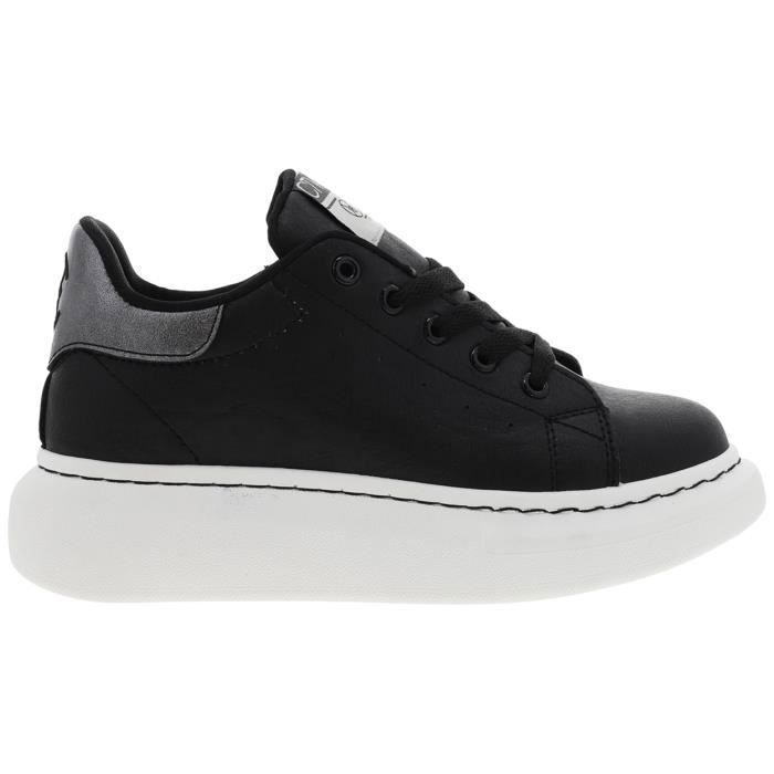 CHATTAWAK Baskets plateforme - CHATTAWAK - HAWAI - Cuir - Femme - Lacets plats