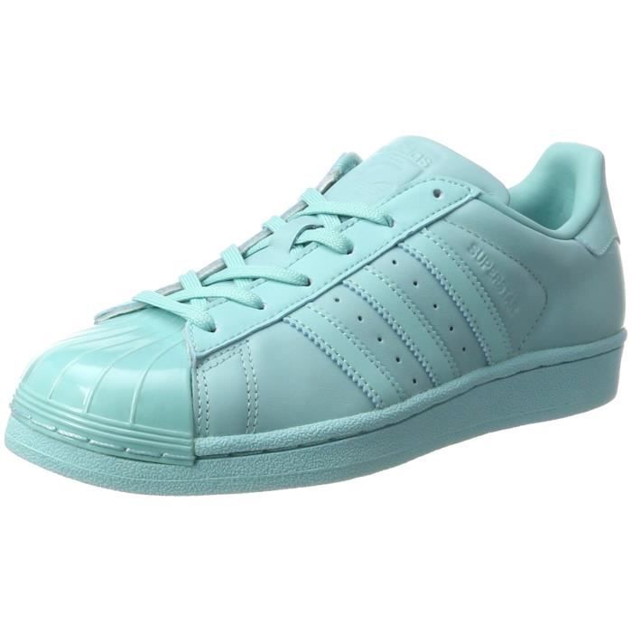 basket adidas femme noire brillante