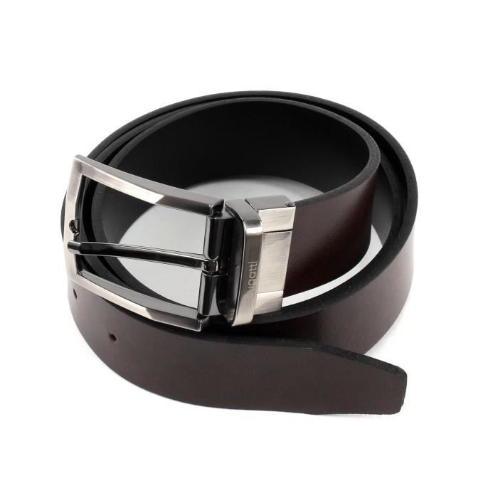 bugatti Reversible Belt W105 Black - Dark Brown [36579]