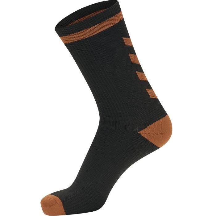 Chaussettes HUMMEL Elite Indoor Sock Low - Noir et Orange